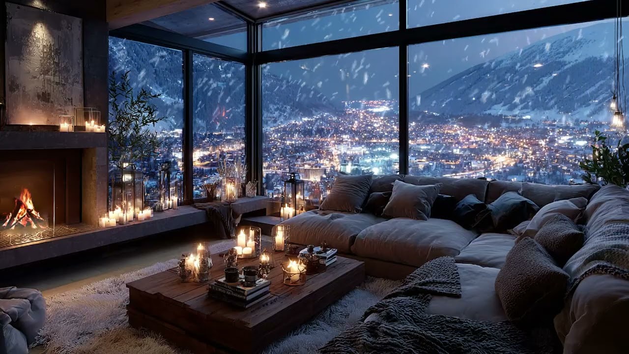 Snow Covered White Lounge | Delicate Piano Music for Sleep, Work & Peaceful Mind