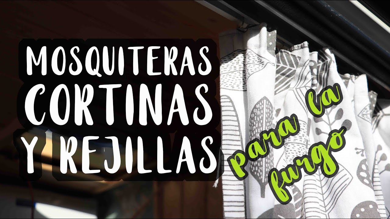 #30 Mosquitera, Cortinas y Portaobjetos para Furgoneta Camper | Al Son de mi Furgón