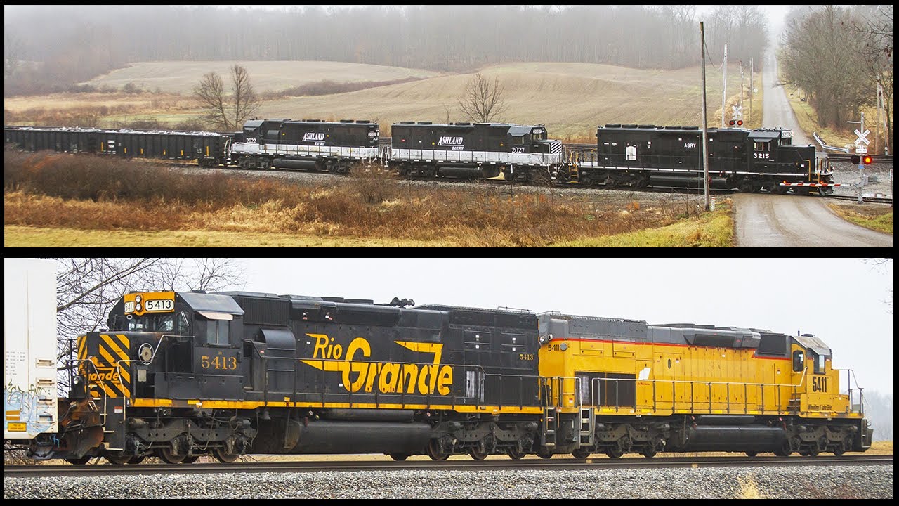 Ohio Shortlines Meet! Chasing the Ashland Railway and Wheeling & Lake Erie