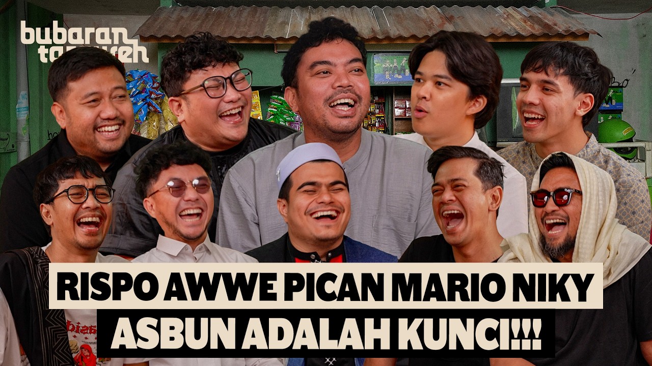 BUBARAN TARAWEH - RISPO + MARIO NIKY + AWWE PICAN DIJAMIN ASBUN TOTAL!!!