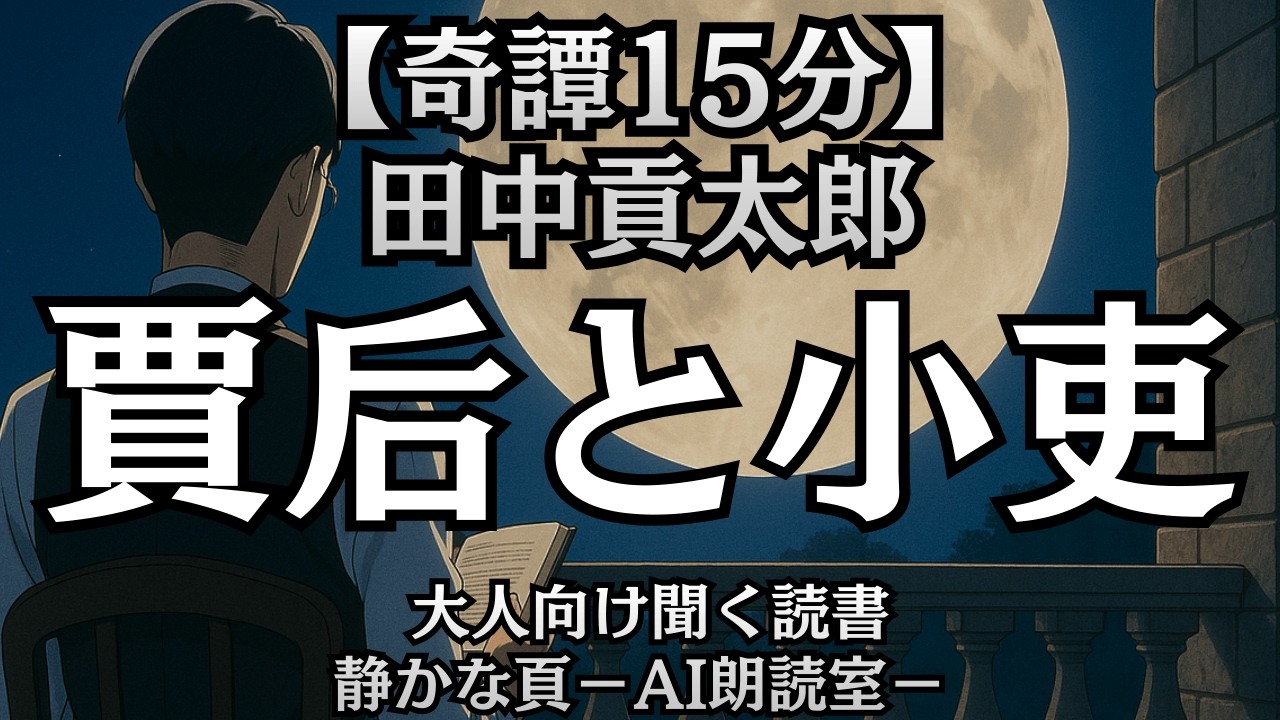 【奇譚】田中貢太郎 賈后と小吏｜AI朗読 大人向け聞く読書 囁き男性低音ボイス 寝落ち 虫音ASMR