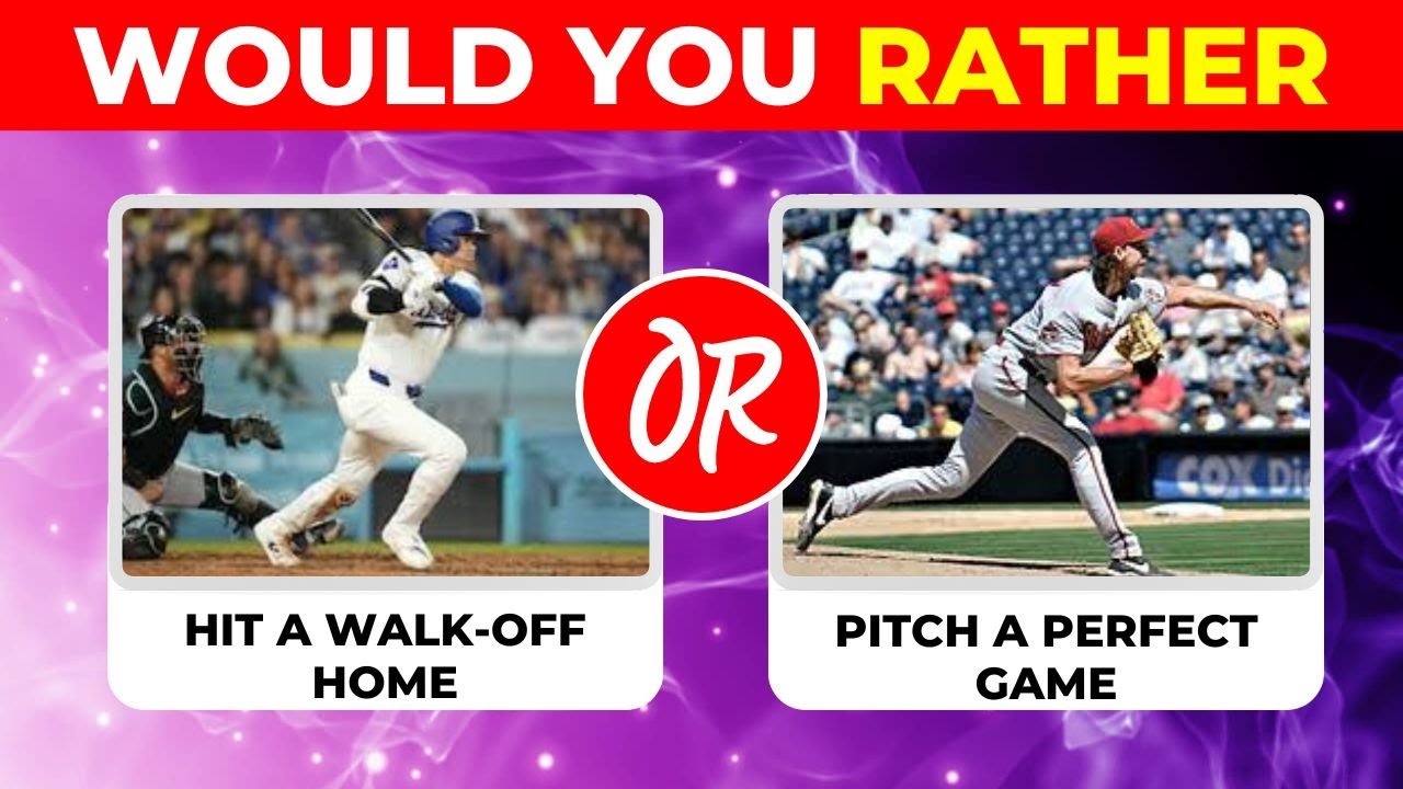 Baseball 'Would You Rather' Quiz - Ultimate MLB Challenge! ⚾ Baseball Edition!
