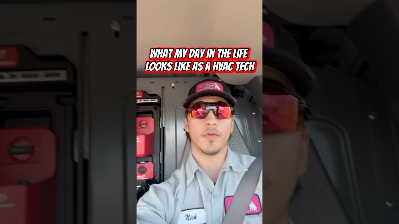Day in the life of a HVAC Tech #hvac #hvactechnician #work #service #maintenance #dayinthelife