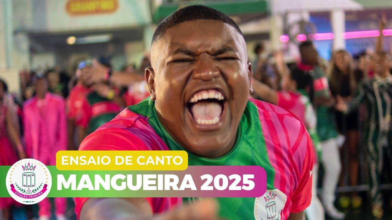 Mangueira 2025 Ao Vivo | Ensaio de Canto na Quadra