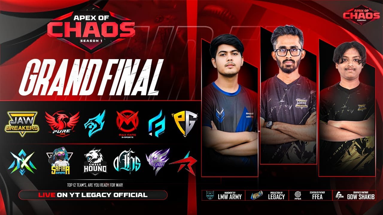[🚨LIVE] APEX OF CHAOS || GRAND FINAL || ORGANIZED BY LEGACY II EO MEDIA HOUSE @JB.FREAK22