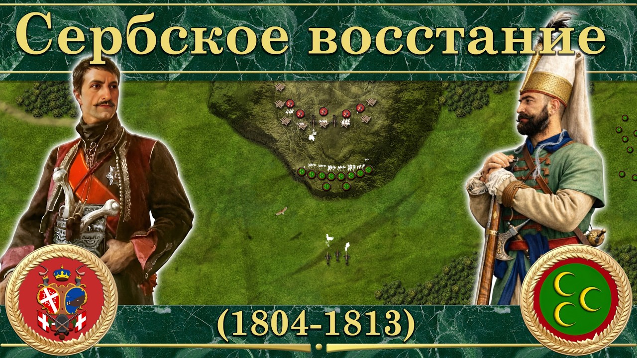 Сербское восстание на карте (1804-1813)