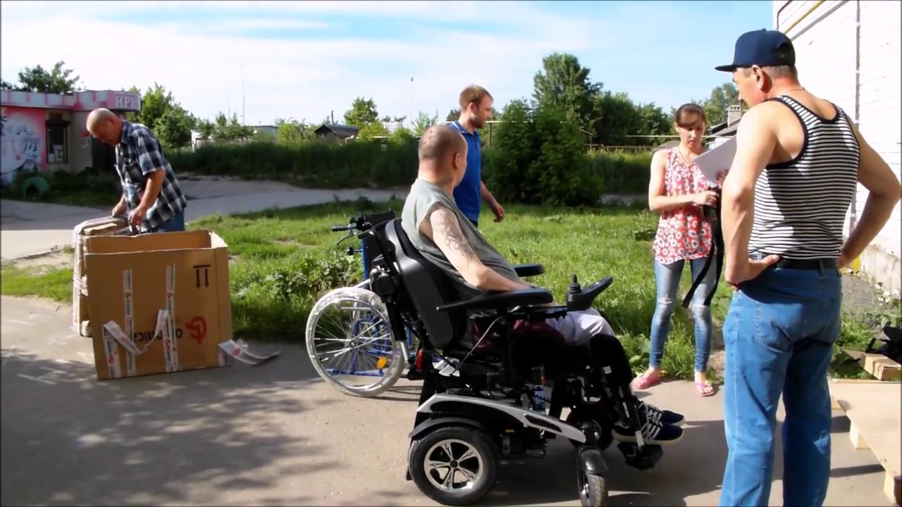 Доставка Распаковка Электроколяска Ortonica Pulse 370