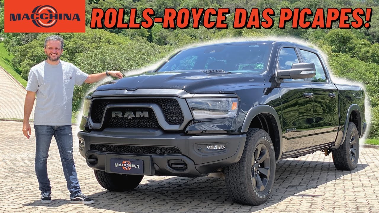 TUDO SOBRE A PICAPE MAIS LUXUOSA E RÁPIDA VENDIDA NO BRASIL! Ram 1500 Rebel V8