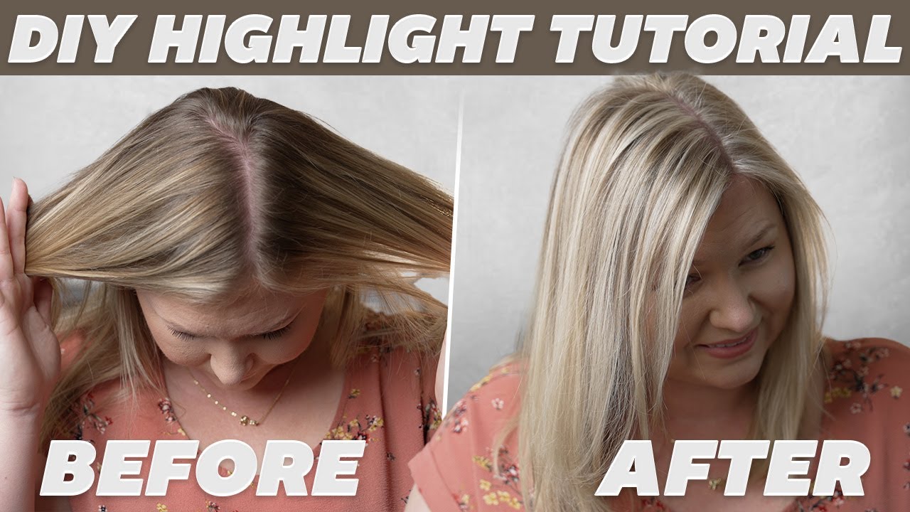 How to Highlight your hair AT HOME | Mini Foils for Healthy Blonde Hair