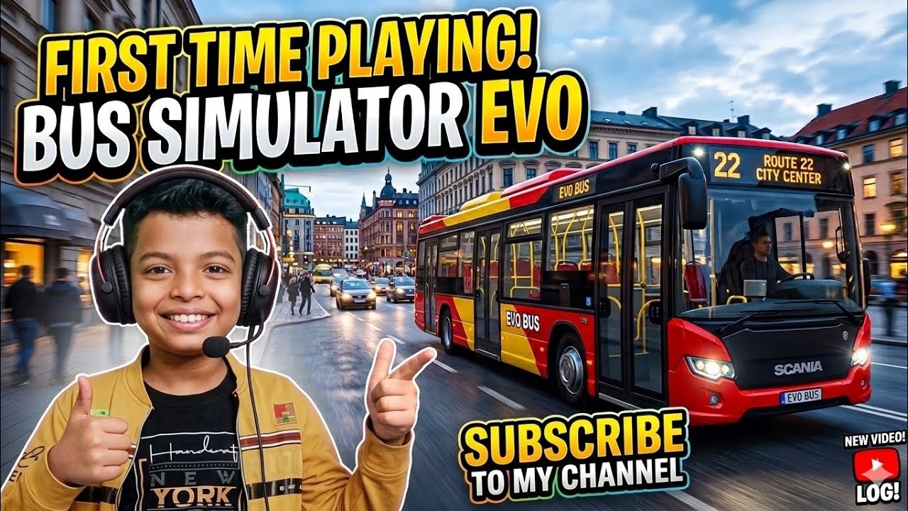 MEW GAME FOR YOU I BUS SIMULATOR EVO I SUBSCRIBE TO MY CHANNEL 💯💯🔥⚡🔥♥️♥️