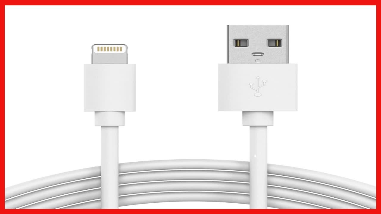 TALK WORKS 6-футовый (1,8 м) кабель Lightning с сертификатом MFI: быстрая и надежная зарядка для ...