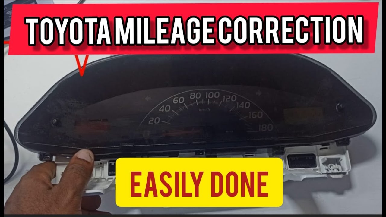 Toyota Yaris/Vitz/Echo/Carolla Mileage Correction 93c56 Eprom/ Mileage adjust.