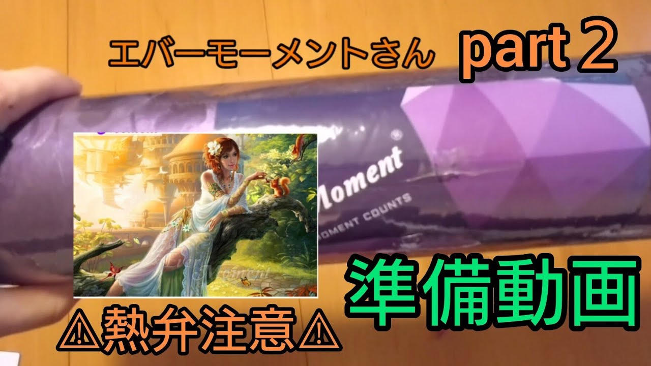 【ダイヤモンドアート】part２ エバーモーメントさん　準備動画（熱弁注意）