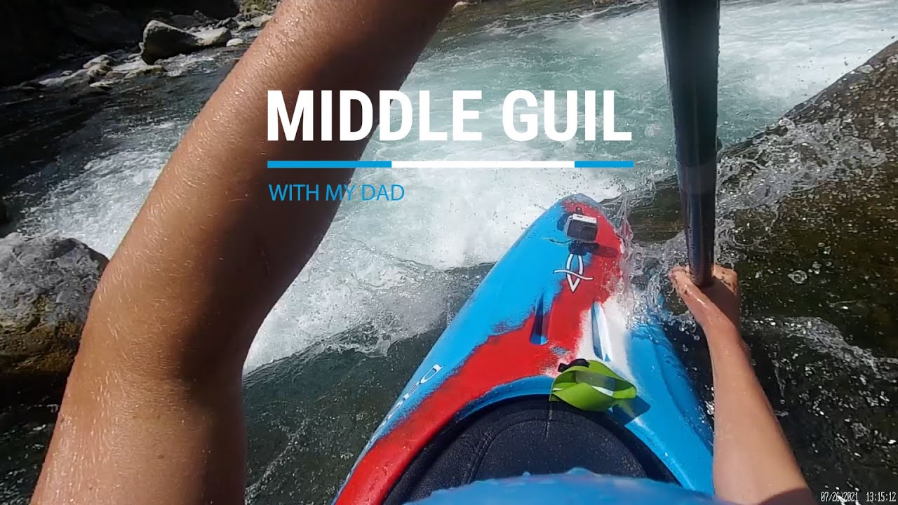 kayaking the middle Guil with my dad (french alps)