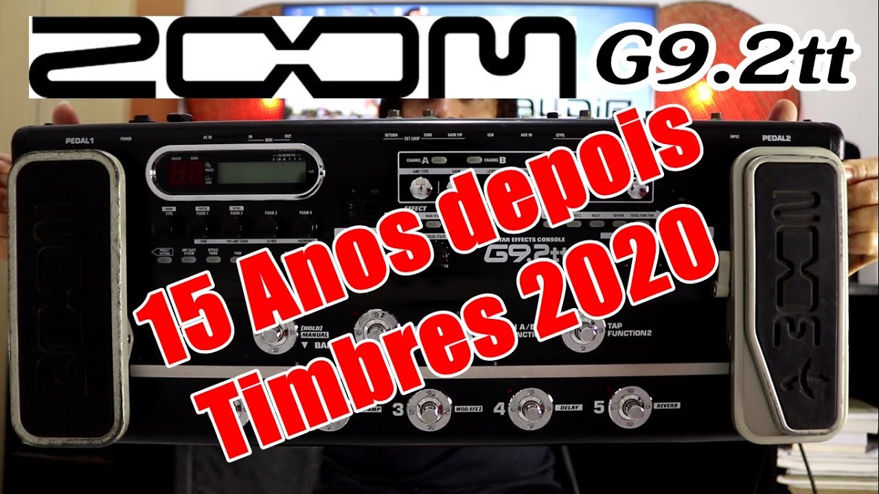 ZOOM G9.2tt - 15 ANOS DEPOIS - Timbres 2020