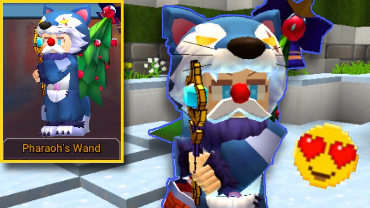 *Pharaoh&rsquo;s Wand* LEGENDARY Weapon in Build & Shoot - Blockman Go