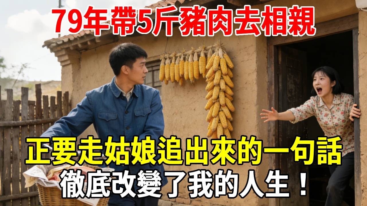 79年帶5斤豬肉去相親，正要走姑娘追出來的一句話，徹底改變了我的人生！