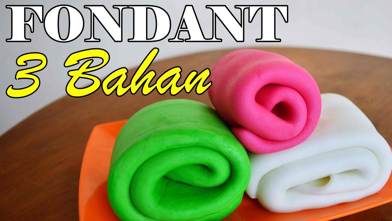 Fondant Marshmallow Lentur Anti Gagal | Simple Cuma 3 Bahan