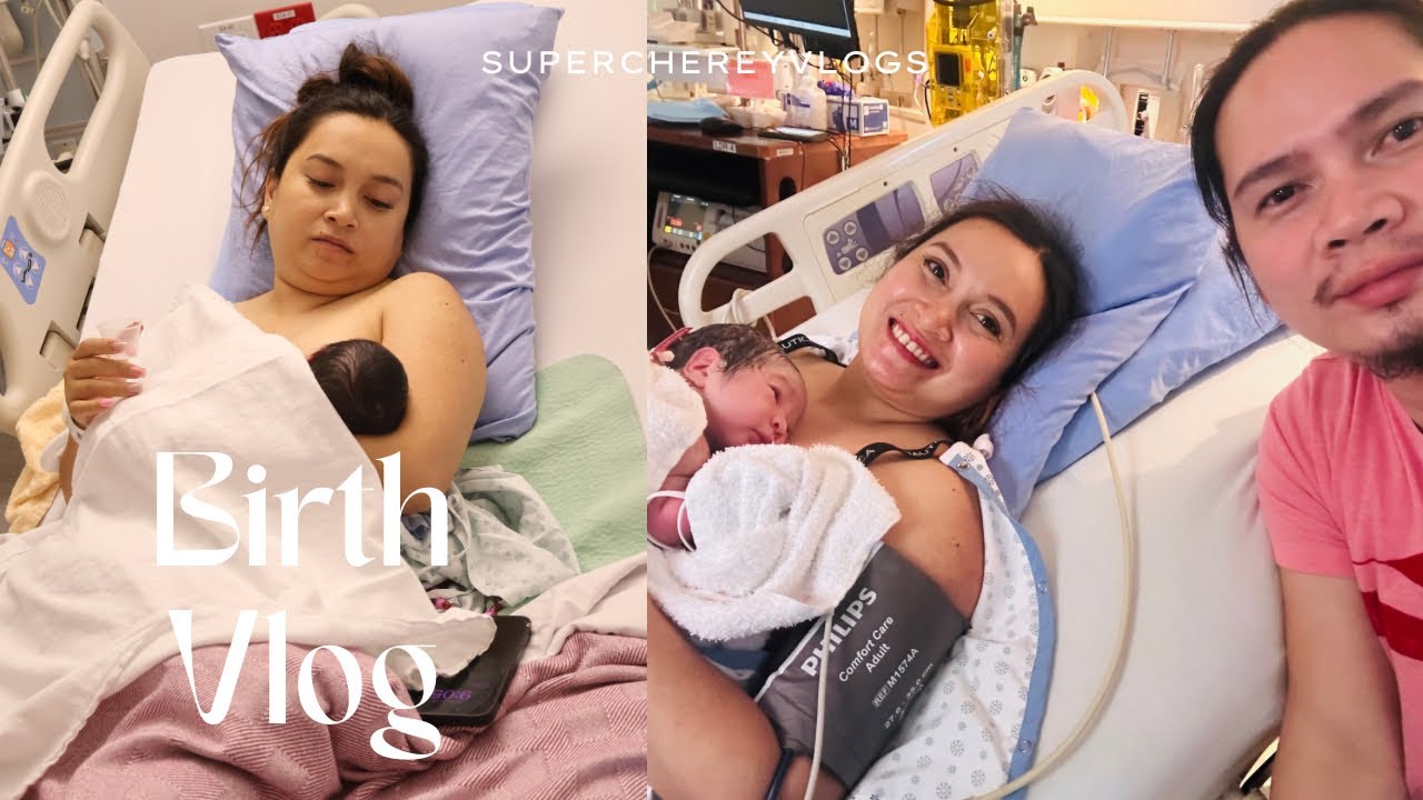 Birth Vlog | Giving Birth in Canada| Labor at 37 weeks NO EPIDURAL| vlog #84| Lethbridge AB
