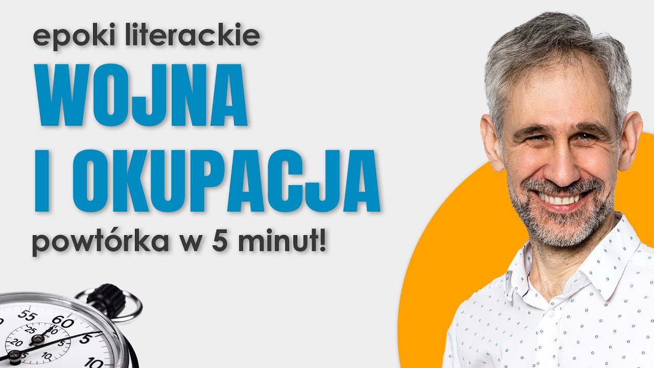 Wojna i okupacja - Epoki literackie w 5 minut - #matura #maturazpolskiego #maturanamaksa