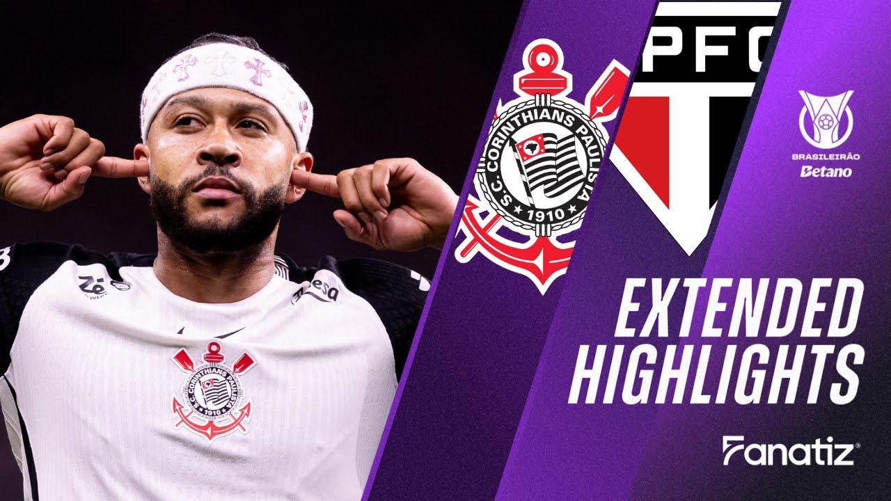 Corinthians vs Sao Paulo 3-1 | Game Highlights | #Brasileirao2025