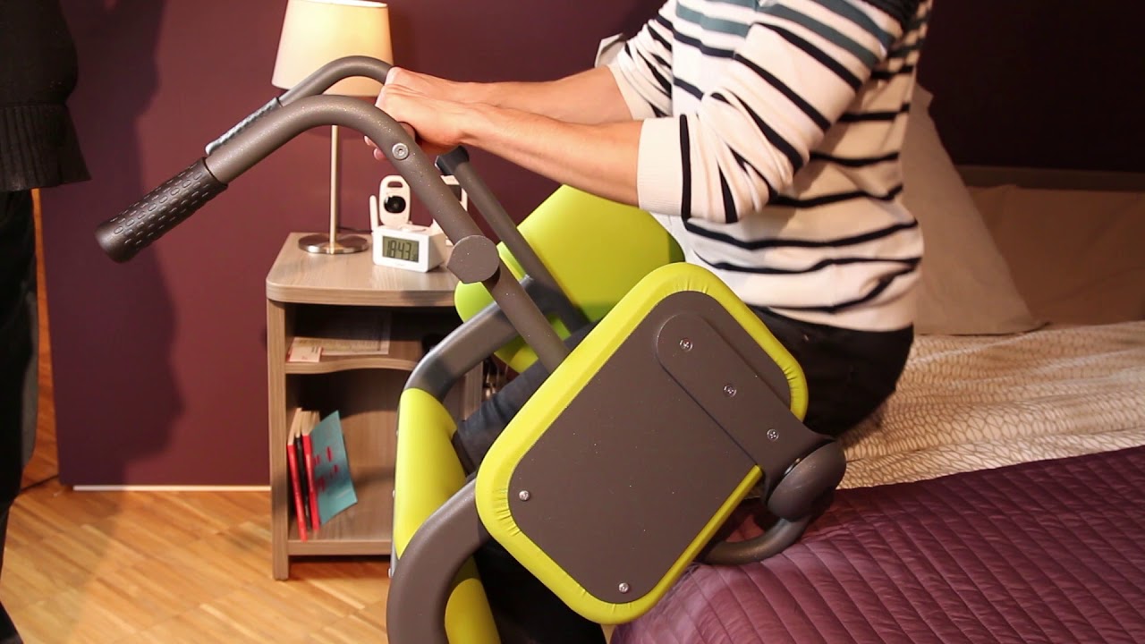 Verticalisateur simple avec assise Mover - Faciliter la sorite du lit des PMR
