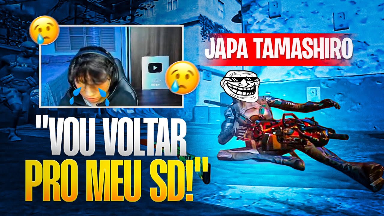GANYTH PUXOU CONTRA O JAPA E SAIU TRISTE DA PARTIDA! 🤣