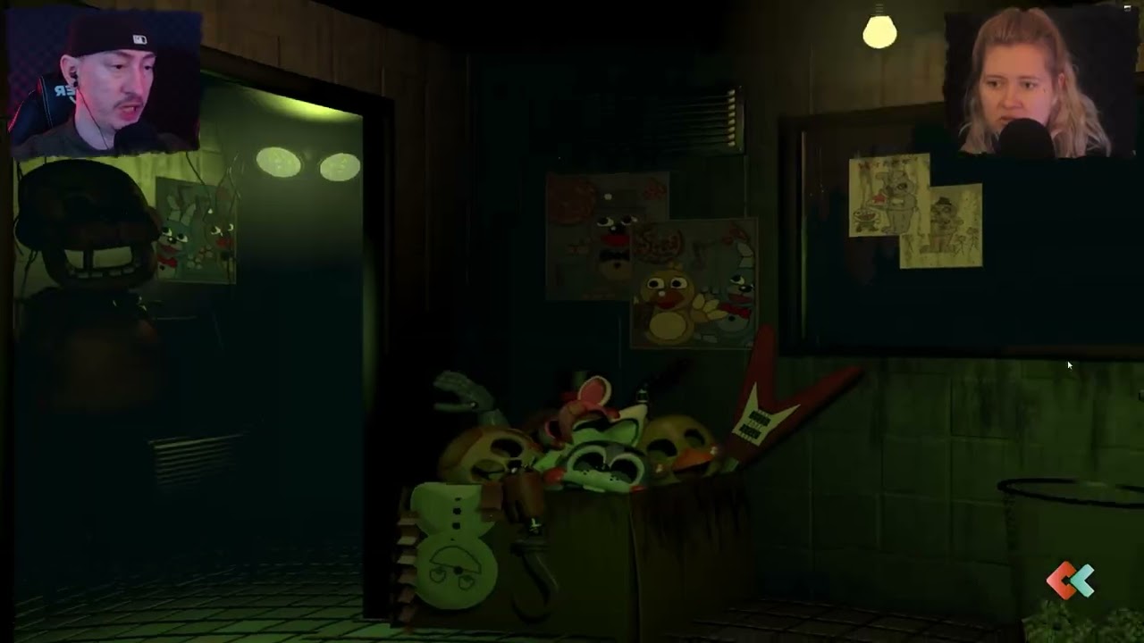 Первая и вторая ночь + мини игры ☻ FNaF 3 (ФНаФ 3) #2