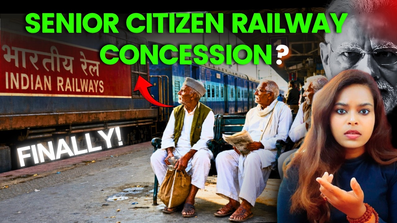 Senior Citizens Ke Liye Badi Khabar! Railway Concession Wapas Sarkar Ka Naya Signal 😱  @NarendraModi