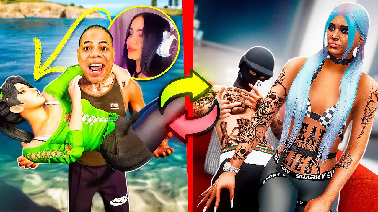 Intercambiando Mi NOVIA Por 24 Horas 😭 (GTA ROLEPLAY) CAPITULO #27