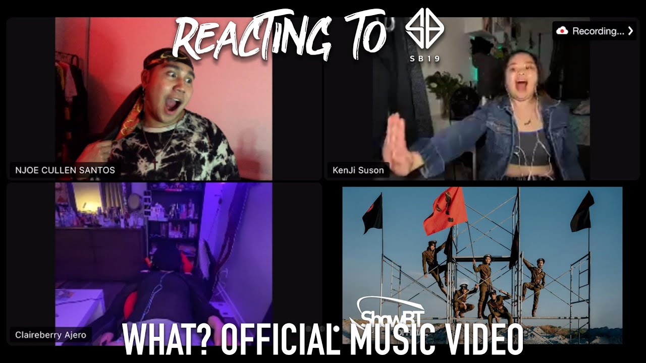 2 Humans & 1 Soul Reacting to SB19 'What?' Official MV