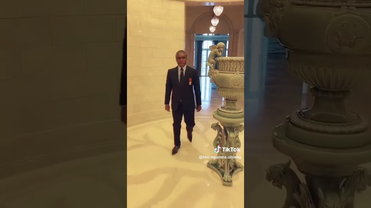 Le Vice pr&eacute;sident de la Guin&eacute;e &Eacute;quatoriale fait sa  vid&eacute;o  Tiktok avec la chanson de Longue Longue.