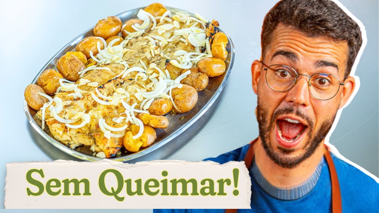Lombo Inteiro de Bacalhau Grelhado com Batata a Murro