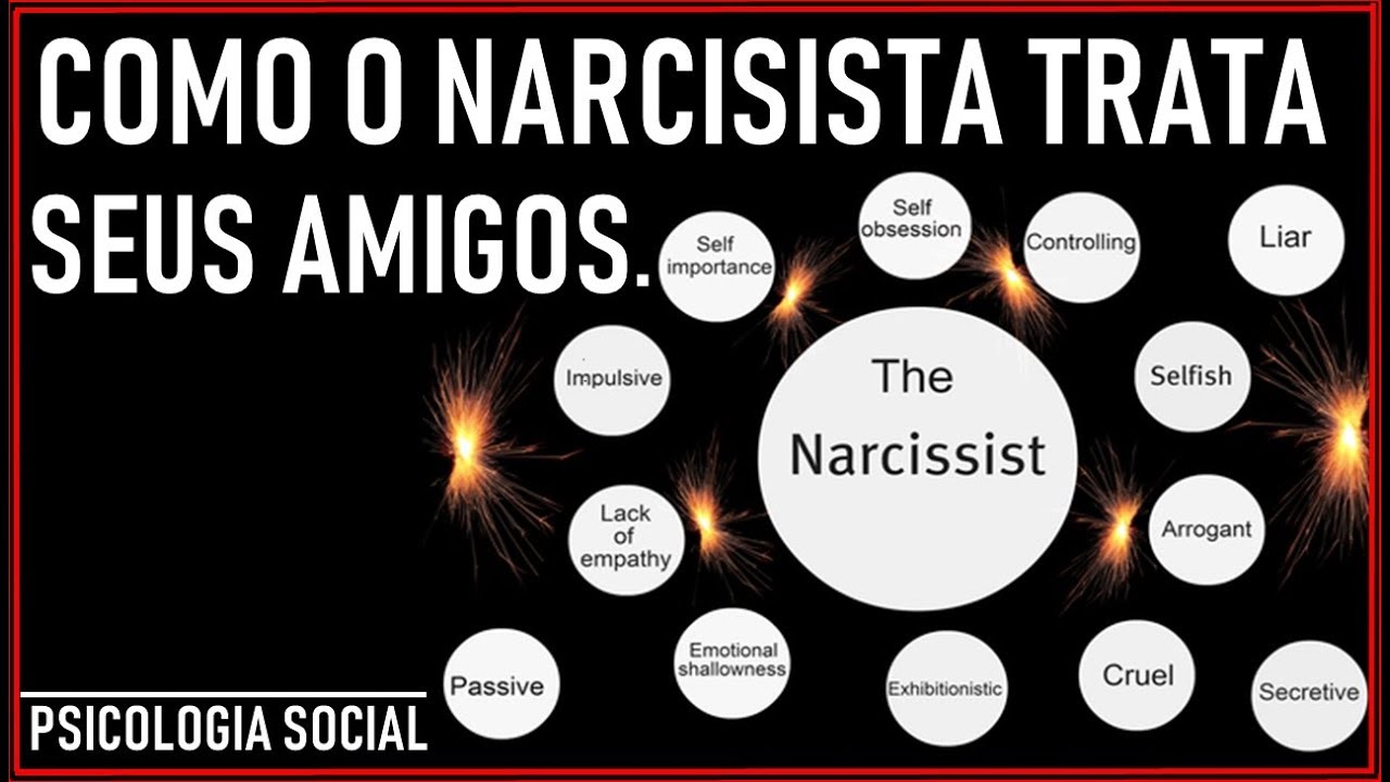 COMO O NARCISISTA TRATA SEUS AMIGOS- PSICOLOGIA SOCIAL