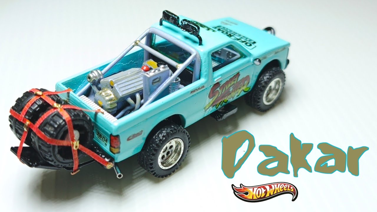 C36 4 x 4 Dakar Engine Turbo Hotwheels Custom