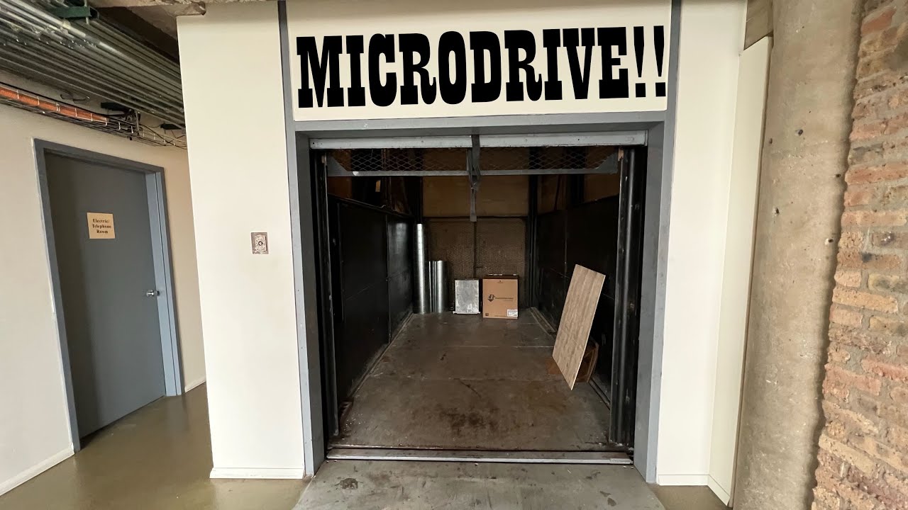 Chicago, IL: Vintage OTIS MicroDrive Elevator in an Office Building