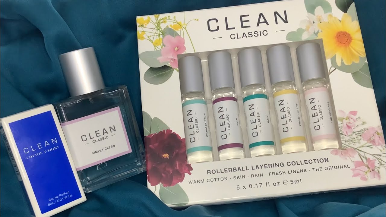 Clean Classic Perfumes Warm Cotton, Skin Rain, fresh linen, Simply & Cotton T-Shirt #summerperfumes
