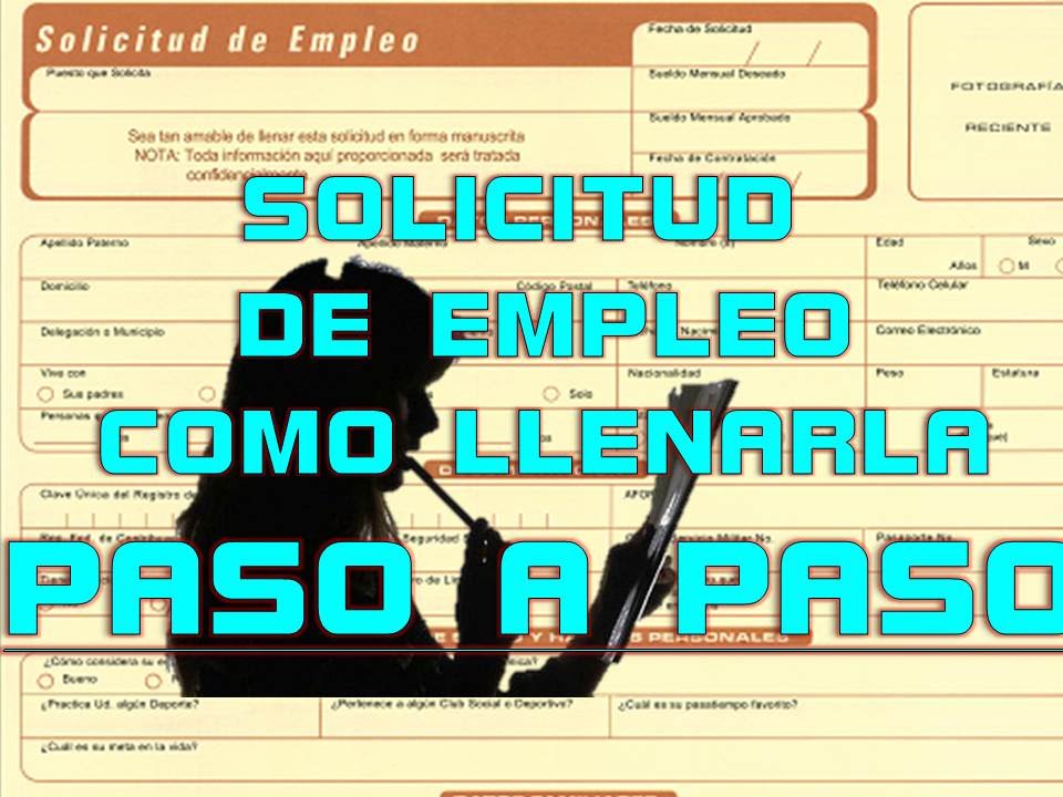 Solicitud de empleo como llenar y manipularla para no ser descartado , secretos revelados
