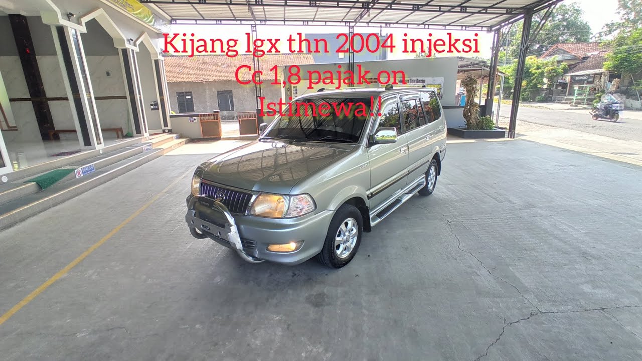 toyota kijang LGX thn 2004,cc 1,8 pajak on. istimewa bolo‼️👍👍🙂