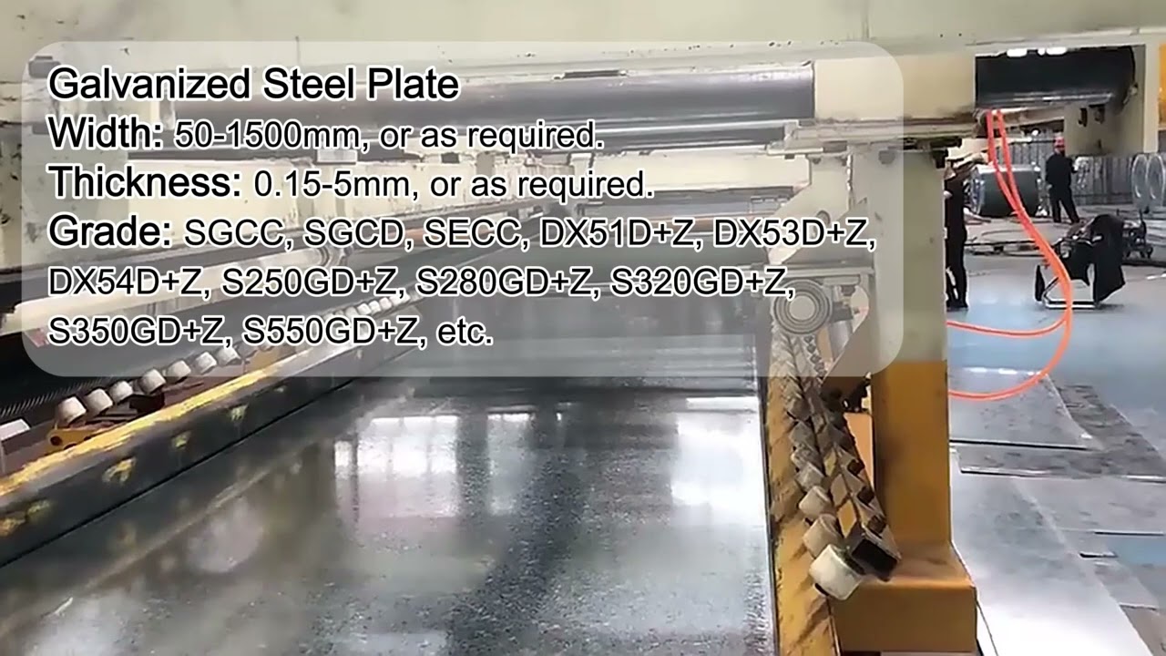 Galvanized Steel Plates in Stock, Ready for Delivery