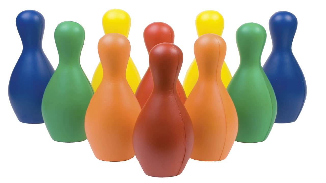 Champion Sports Plastic Bowling Pin Set
