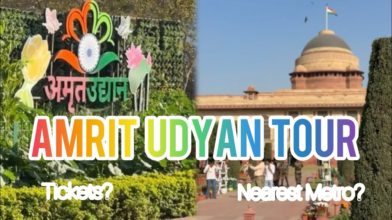 🌸 Exploring Amrit Udyan | A Beautiful Day in Delhi