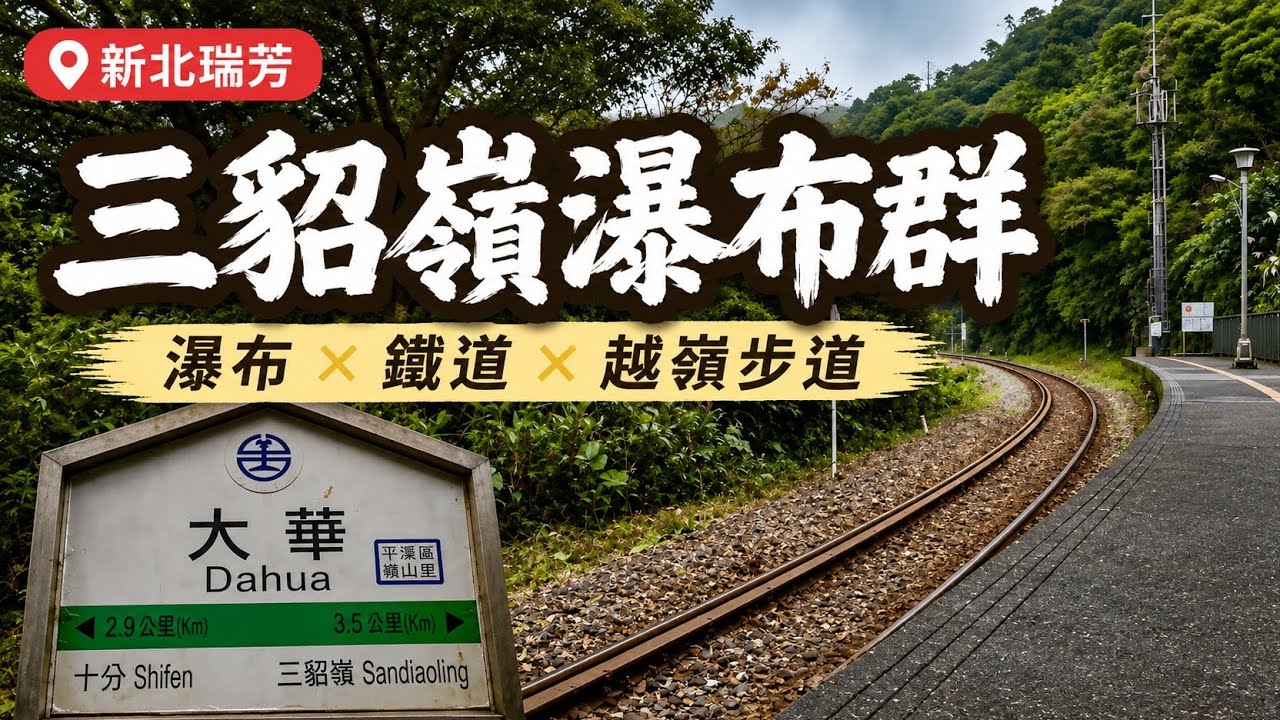 新北瑞芳 | 三貂嶺越嶺到大華 | 野人谷進入後路段濕滑 | 全台唯一沒有公路抵達的三貂嶺車站 | 適合喜歡慢活及火車鐵道迷到訪•113/12/18