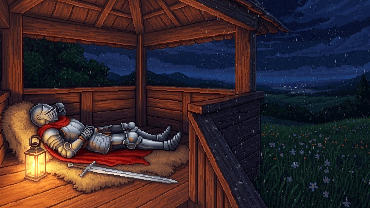 Let the rain carry your worries away… rest here