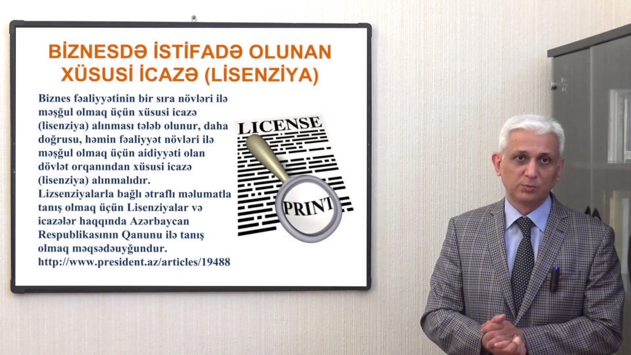 Xüsusi icazələr (lisenziyalar)