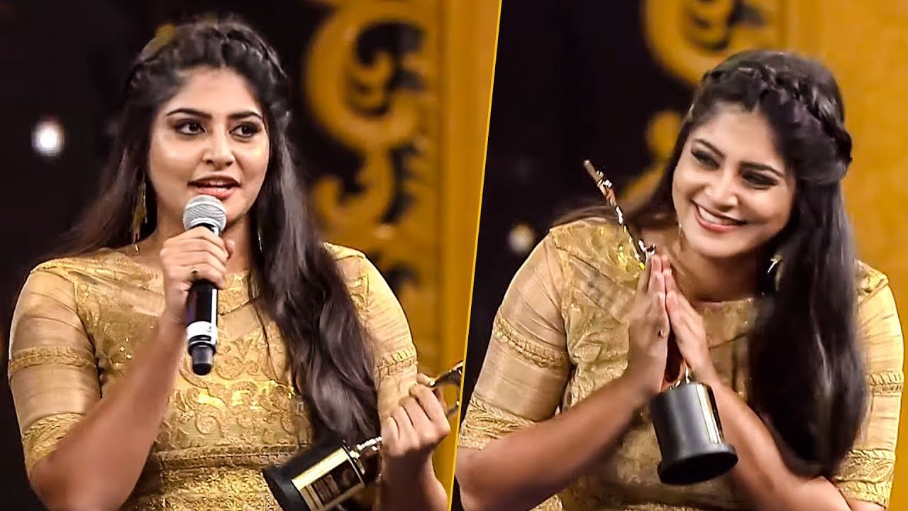 Manjima Mohans Simple and Sweet Speech For AR Rehmans Best Music Director Award