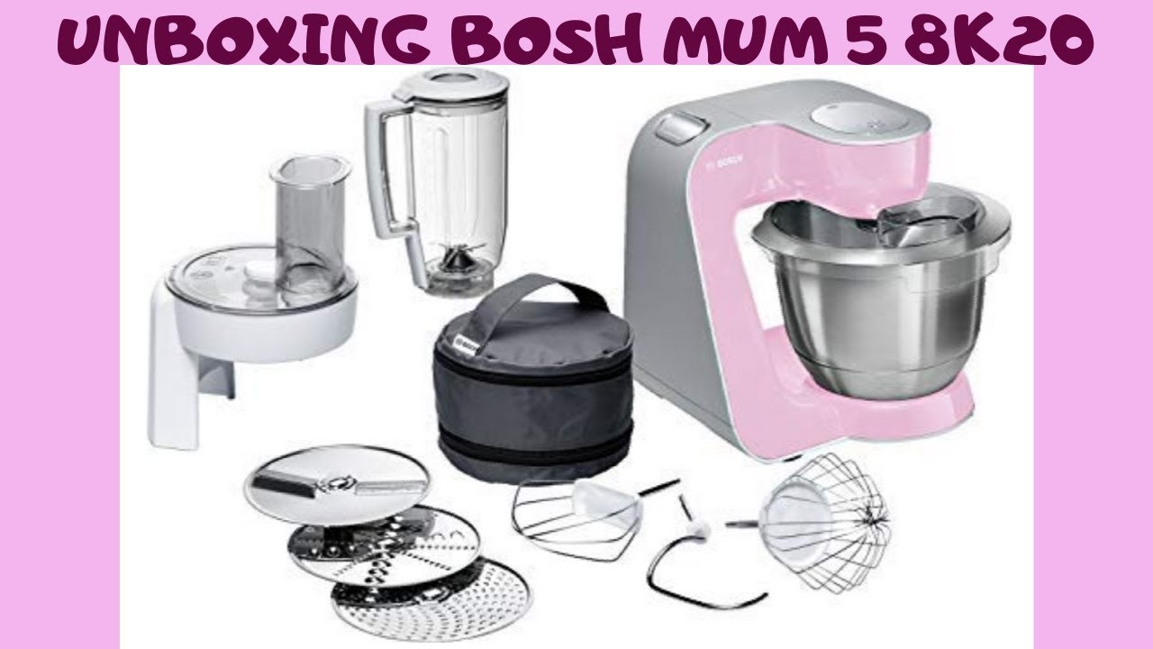 Unboxing BOSH MUM 5, la mejor amasadora calidad precio ,BOSH MUM58K20