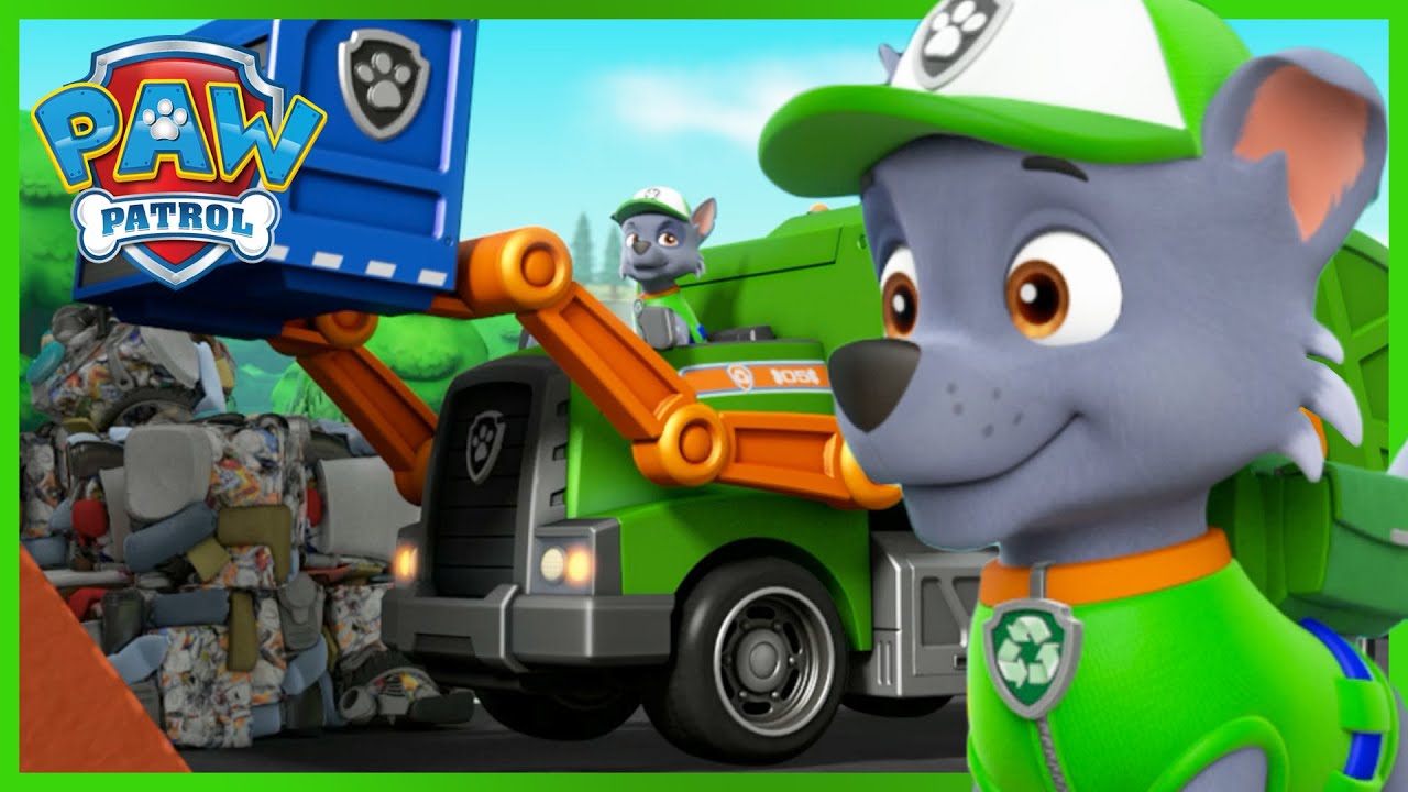 Rocky reinigt den Strand mit seinem neuen Re-Use-It-Recycling-Truck! - PAW Patrol Germany Cartoons