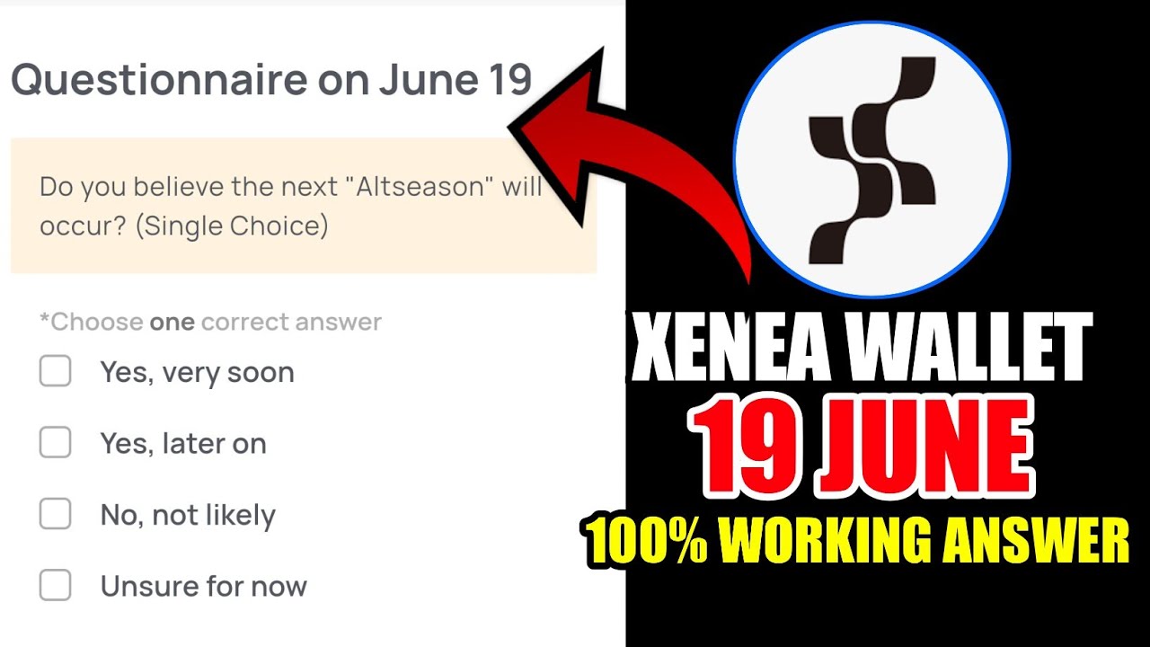 Xenea Wallet Quiz Answer June 19 | Xenea Wallet Quiz June 19 | Xenea Wallet Voucher Code Today