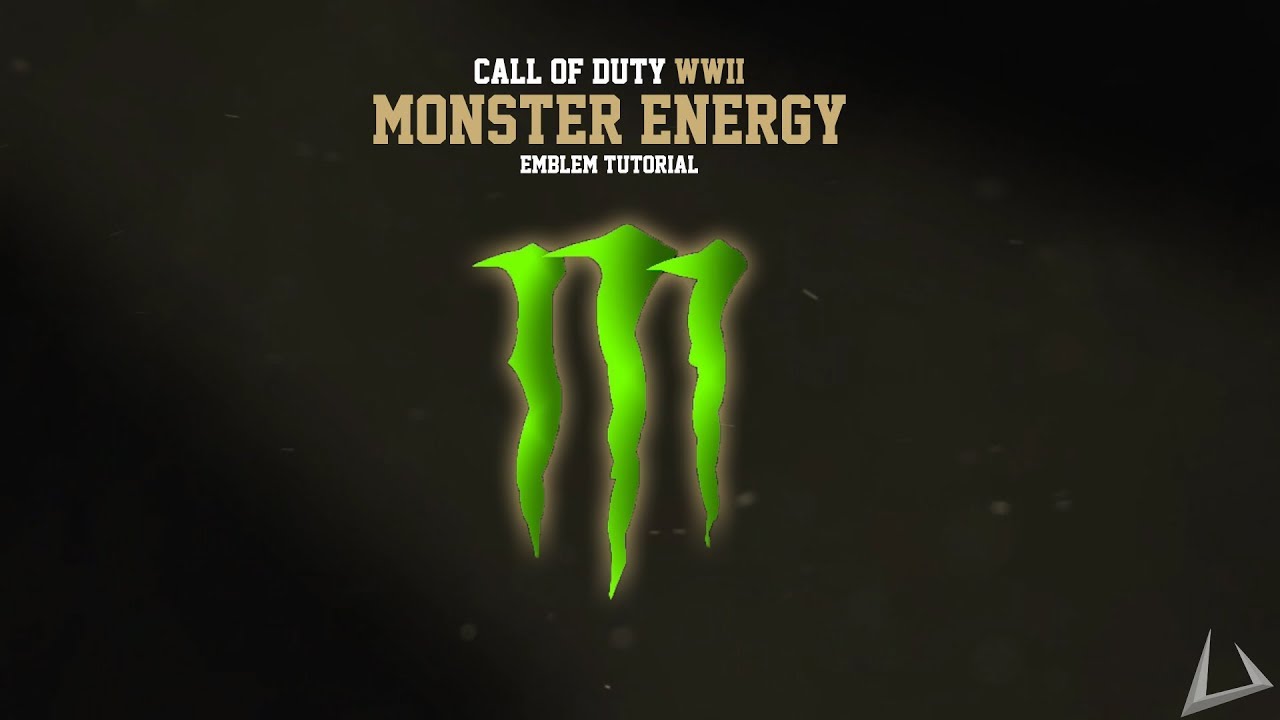Monster Energy Emblem - Call of Duty: WW2 Emblem Tutorials #6